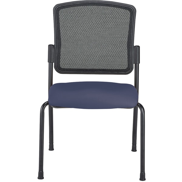 WorkPro Spectrum Series Mesh/Vinyl Stacking Guest Chair with Antimicrobial Protection, Armless, Grape, Set Of 2 Chairs, BIFMA Compliant