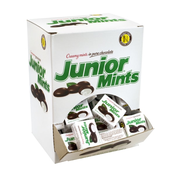 Junior Mints Mini Snack Packs, 72-Piece Box