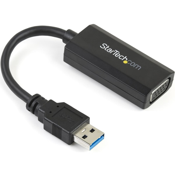 StarTech.com USB 3.0 to VGA Display Adapter 1920x1200, On-Board Driver Installation, Video Converter with External Graphics Card - USB32VGAV