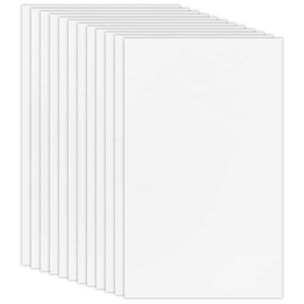 Office Depot Brand Scratch Pads, 3in x 5in, Unruled, Glued Tops, 100 Sheets, Pack Of 12