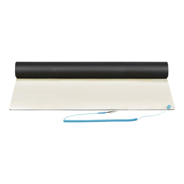 StarTech.com 23x47in Anti Static Mat, ESD Mat for Electronics Repair on Table or Desk, Flexible Work Pad, Detachable Grounding Wire