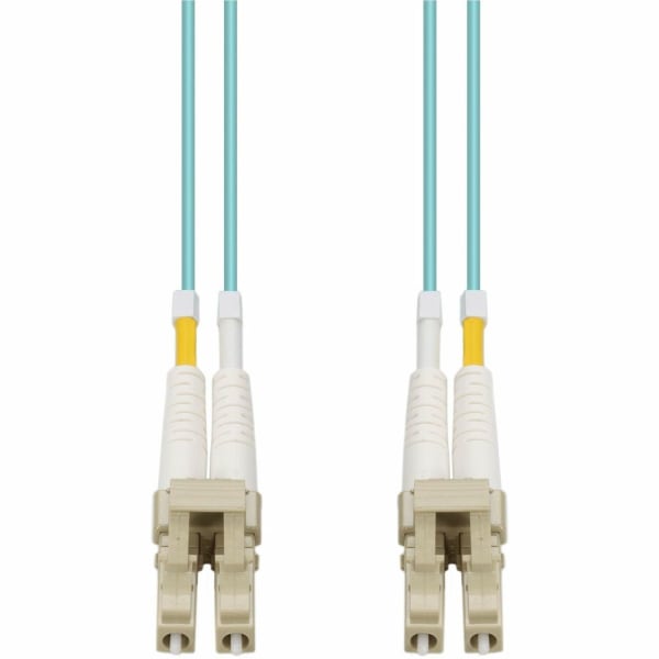 AddOn 7m LC OM4 Aqua Patch Cable - Patch cable - LC multi-mode (M) to LC multi-mode (M) - 7 m - fiber optic - duplex - 50 / 125 micron - OM4 - halogen-free - aqua