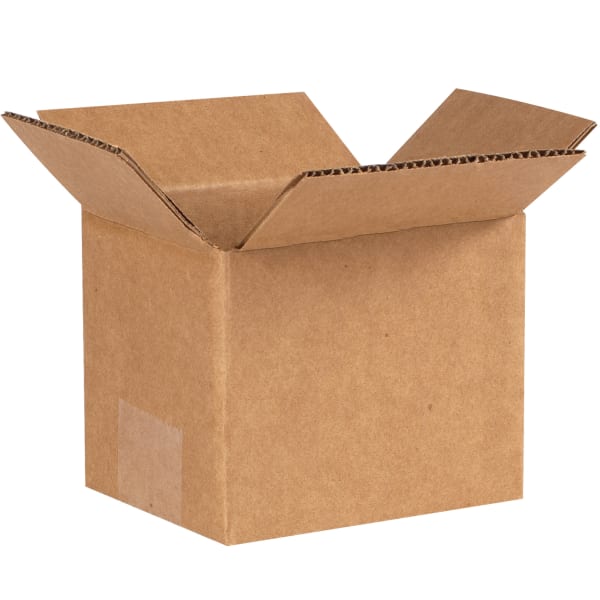Partners Brand Corrugated Boxes, 5in x 4in x 4in, Kraft, Pack Of 25