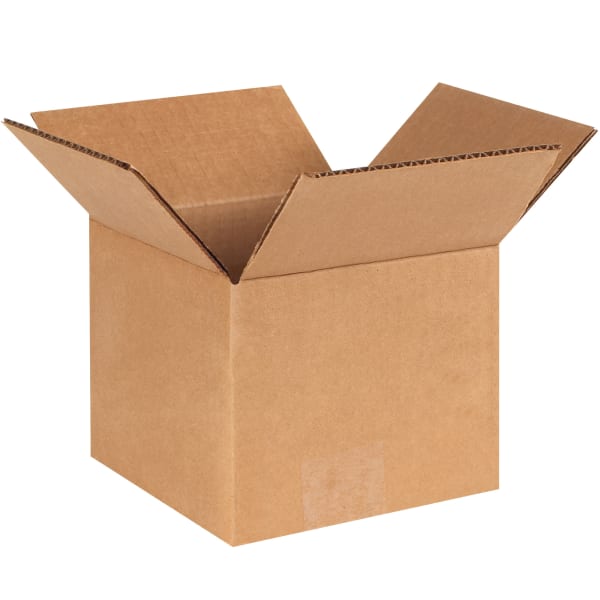 Partners Brand Corrugated Boxes, 6in x 6in x 5in, Kraft, Pack Of 25