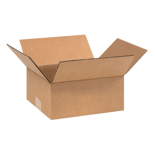 Partners Brand Corrugated Boxes, 9in x 8in x 4in, Kraft, Pack Of 25