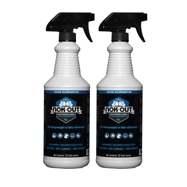 NOK OUT Pet Deodorizer And Cleaning Spray, 32 Oz, Pack Of 2 Bottles