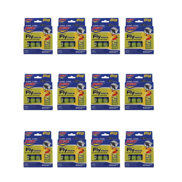 PIC Fly Ribbon Bug & Insect Catcher, 120-Pack
