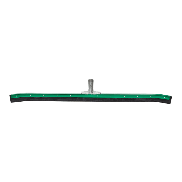 Unger AquaDozer 36in Heavy Duty Curved Floor Squeegee - 36in Rubber Blade - Heavy Duty, Durable, Sturdy - Black, Green