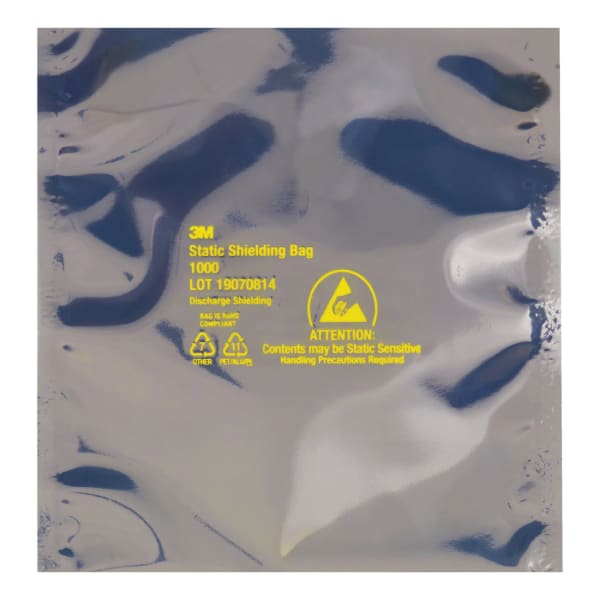 Office Depot Brand Open End Static Shielding Bags, 7in x 8in, Transparent, Case Of 500