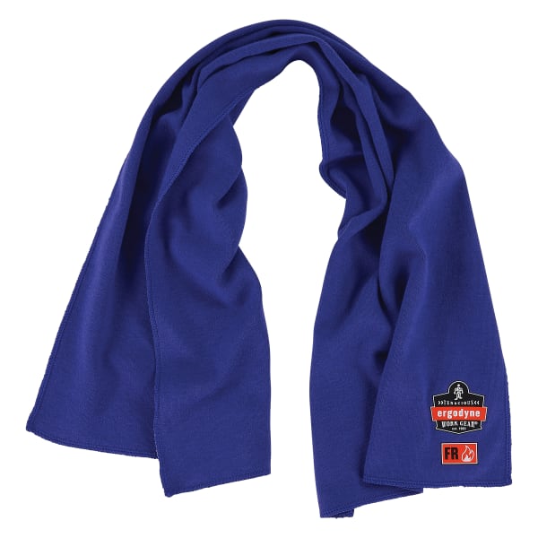 Ergodyne Chill-Its 6606FR Fire Resistant Cooling Towel, 28in x 9-1/2in, Blue
