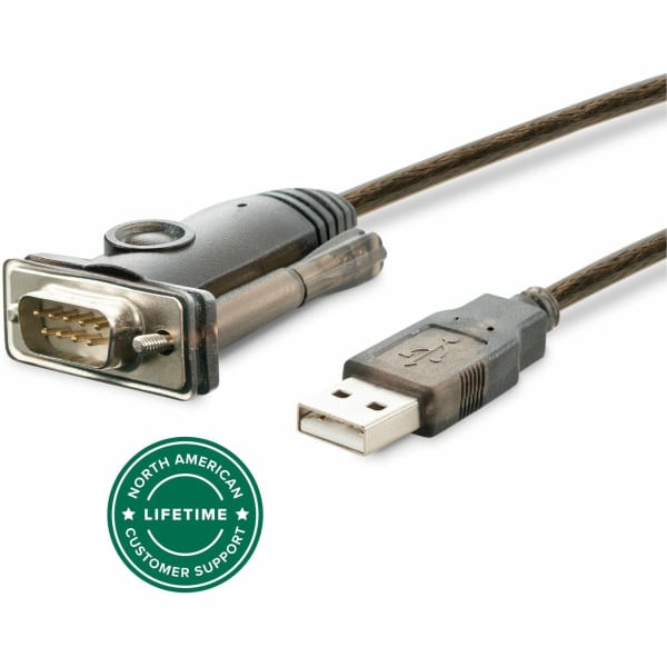 Plugable USB to RS-232 DB9 Serial Adapter - Serial adapter - USB - RS-232