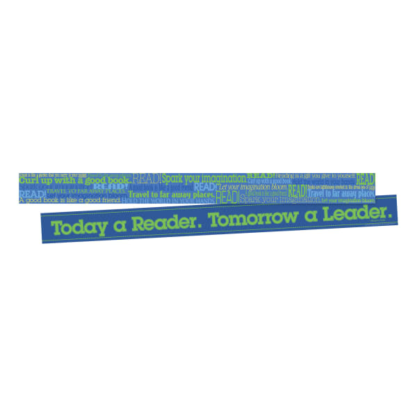 Barker Creek Double-Sided Border Strips, 3in x 35in, Word Wall Read, Set Of 24