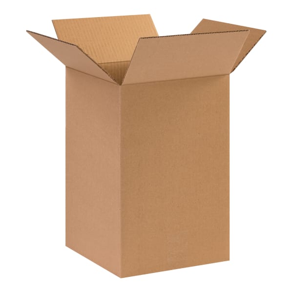 Partners Brand Corrugated Boxes, 10in x 10in x 15in, Kraft, Pack Of 25