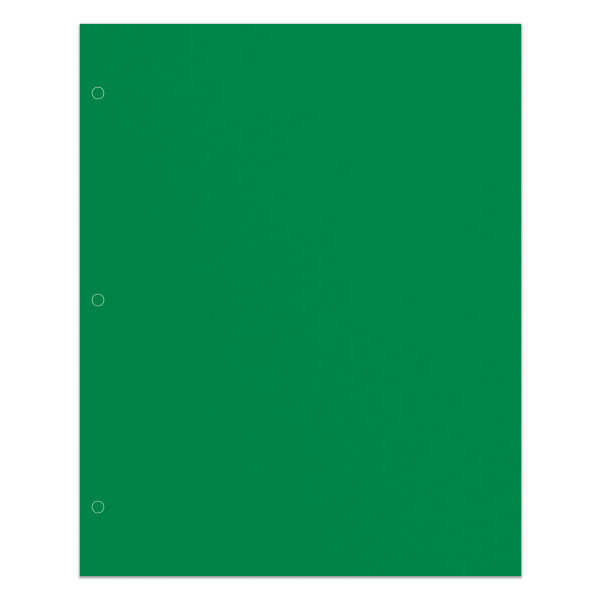 Office Depot Brand 2-Pocket School-Grade Paper Folder, Letter Size, Green