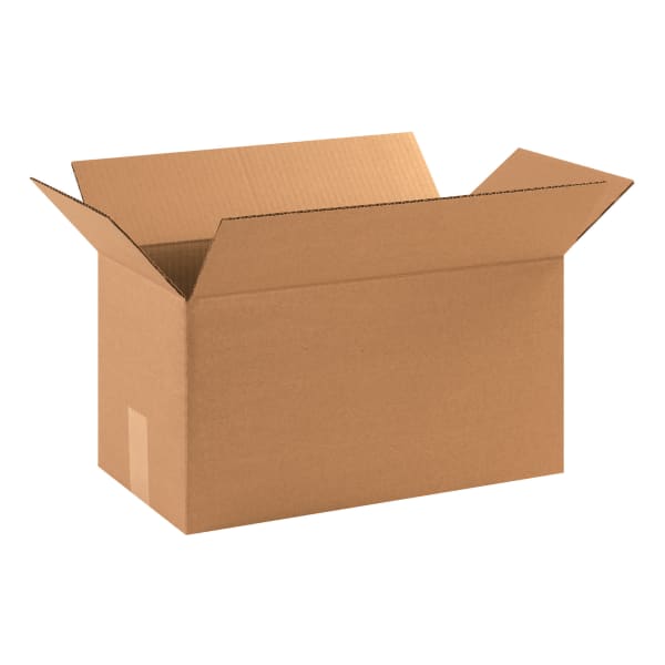 Partners Brand Corrugated Cartons, 17in x 9in x 9in, Kraft, Pack Of 25