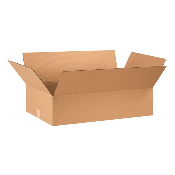 Partners Brand Corrugated Cartons, 28in x 16in x 7in, Kraft, Pack Of 20