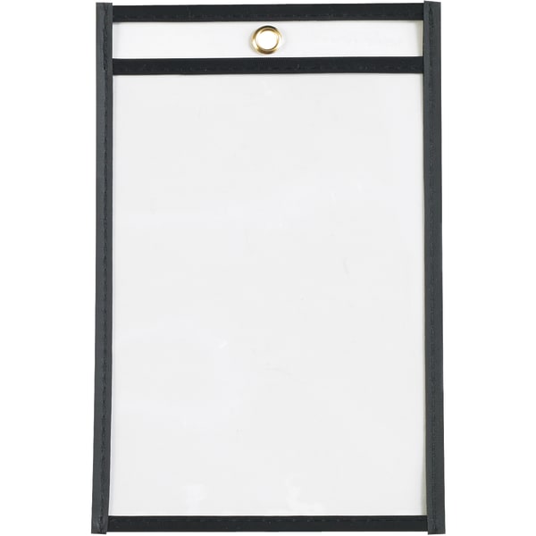 Partners Brand Job Ticket Holders, 5in x 8in, Black, Pack Of 25