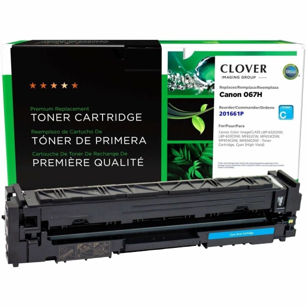 Office Depot Brand 201661P Remanufactured Cyan High Yield Toner Cartridge Replacement for Canon 067HC