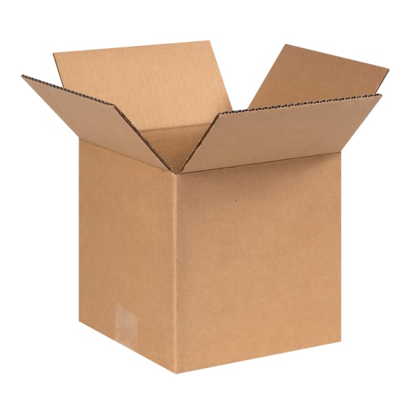 Partners Brand Corrugated Cartons, 8in x 8in x 8in, Kraft, Pack Of 25