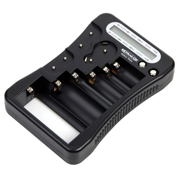 Ultralast Universal Battery Tester, Black, ULMULTITEST