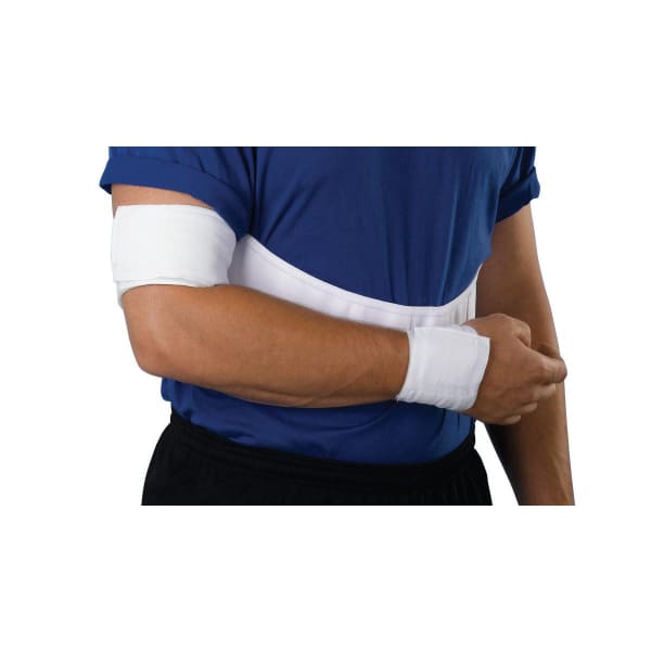 Medline Elastic Shoulder Immobilizers, Small, White