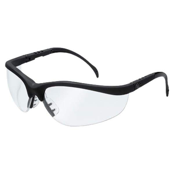 MCR Safety Klondike Unisex Protective Goggles, Matte Black