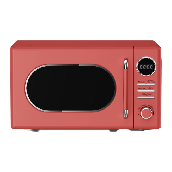 Magic Chef 700-Watt Retro Countertop Microwave, 0.7 Cu. Ft., Red
