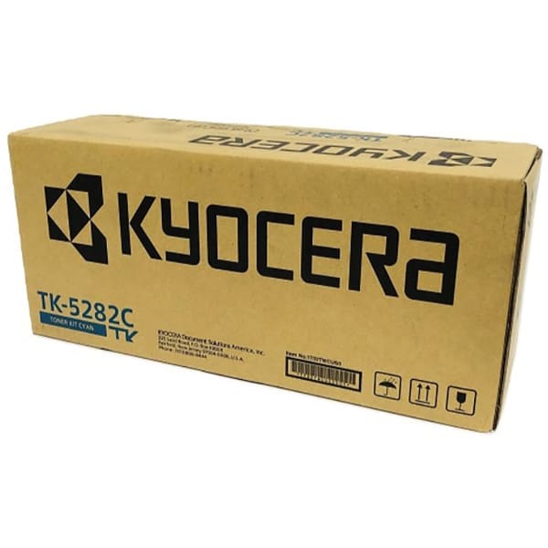 Kyocera TK 5282C - Cyan - original - toner cartridge - for ECOSYS M6235cidn, M6630cidn, M6635cidn