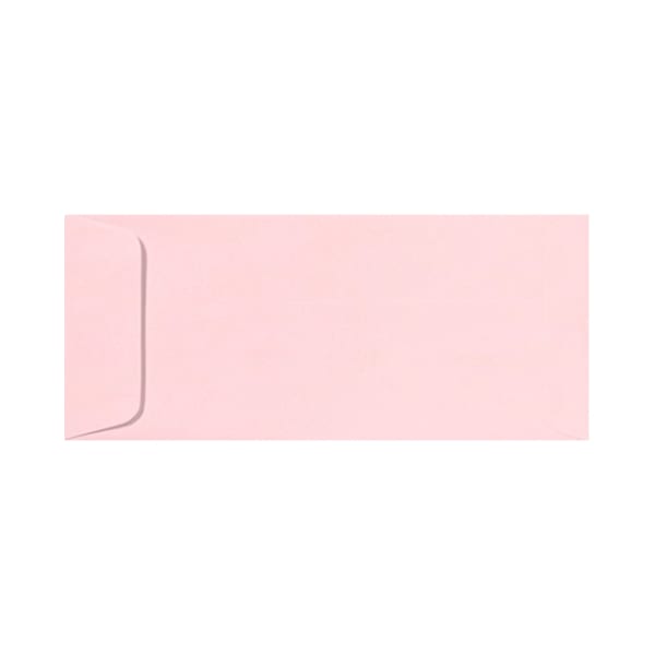 LUX Open-End Envelopes, #10, Peel & Press Closure, Candy Pink, Pack Of 50