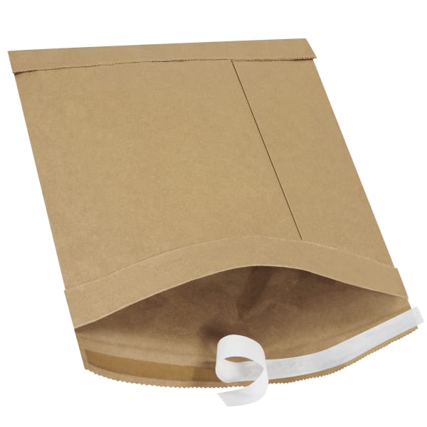 Office Depot Brand Kraft Self-Seal Padded Mailers, #2, 8 1/2in x 12in, Pack Of 25