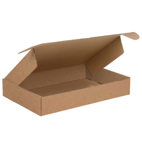 Partners Brand Deluxe Literature Mailers, 19in x 12in x 3in, Kraft, Pack Of 25