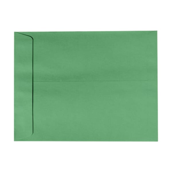 LUX Open-End 9in x 12in Envelopes, Peel & Press Closure, Holiday Green, Pack Of 1,000
