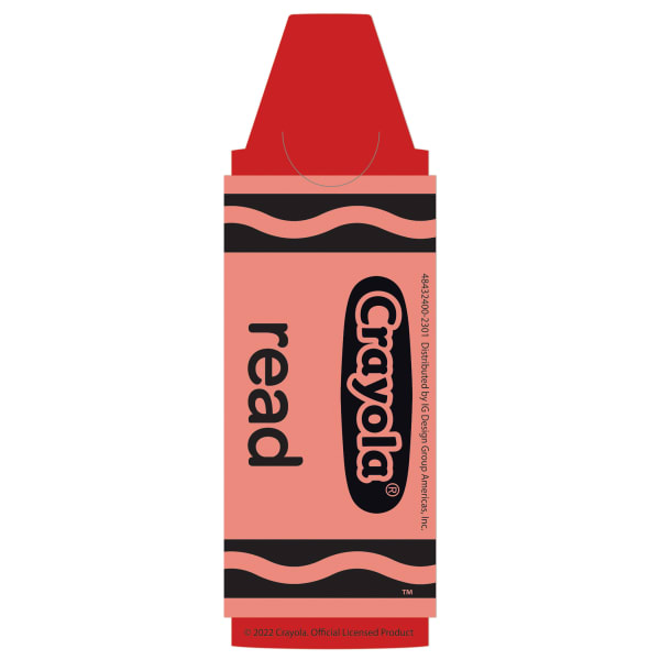 Eureka Bookmarks, 2in x 6in, Crayola, 36 Per Pack, Set Of 6 Packs
