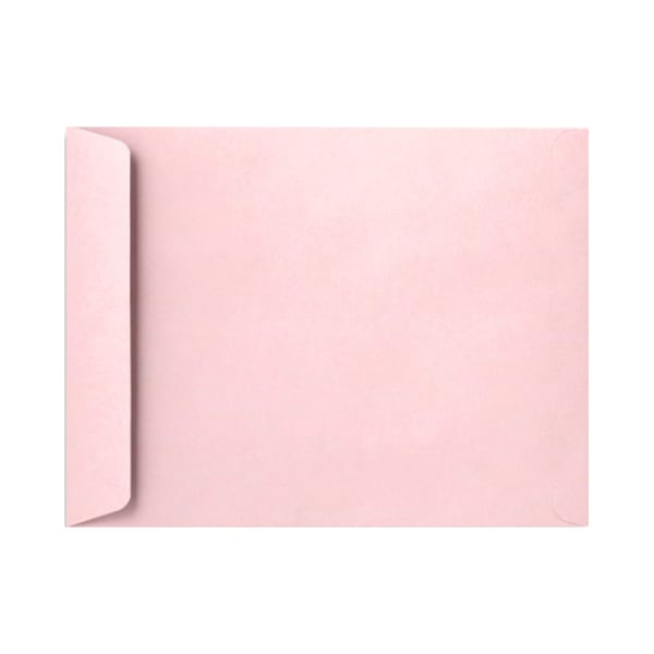 LUX Open-End Envelopes, 6in x 9in, Peel & Press Closure, Candy Pink, Pack Of 50