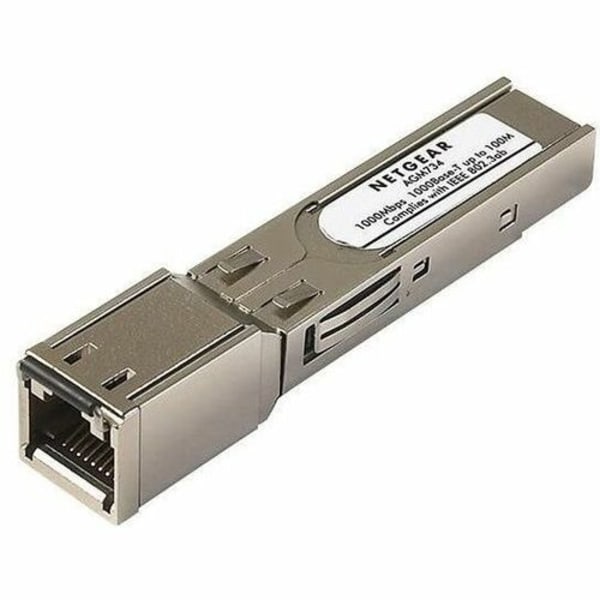 Netgear ProSafe AGM734 SFP Module - For Data Networking - 1 x RJ-45 1000Base-T LAN - Twisted PairGigabit Ethernet - 1000Base-T0.10 km Maximum Distance