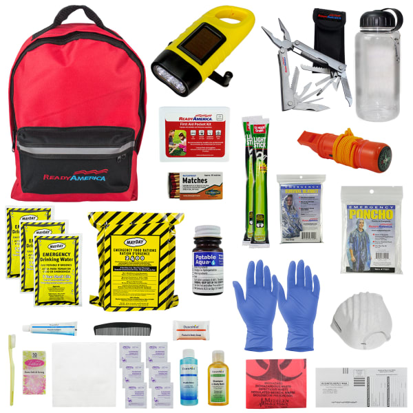 Ready America 1-Person 3-Day Deluxe Emergency Backpack