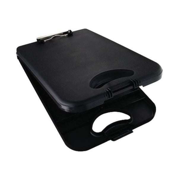 Saunders Deskmate II Plastic Portable Desktop, 8 1/2in x 12in, Black