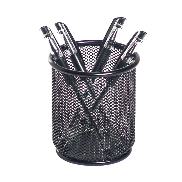 Office Depot Brand Mesh Pencil Cup, Black