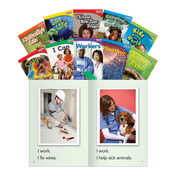 Teacher Created Materials TIME FOR KIDS Nonfiction Book Set, Set 2, Set Of 10 Books, Grade 1