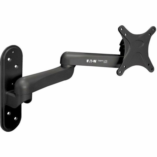 Eaton Tripp Lite Series Display TV LCD Wall Monitor Mount Fixed Arm Swivel/Tilt 13in to 27in TVs / EA / Flat-Screens - Bracket - for LCD display - steel - black - screen size: 13in-27in - wall-mountable