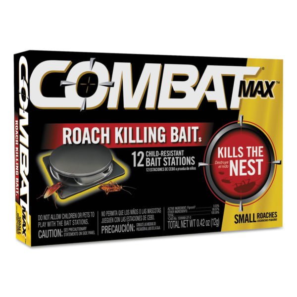 Combat Quick Kill Formula Small Roach Bait, 12/Pack, 12 Packs/Carton