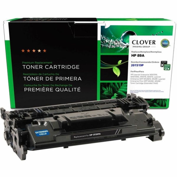 Office Depot Brand 201519P Remanufactured Black Extended Yield Toner Cartridge Replacement for HP 89A