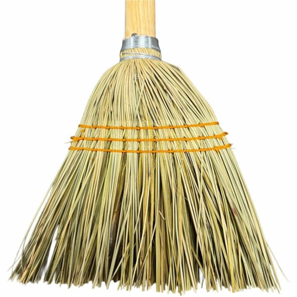 Genuine Joe Lobby Broom - 34in Handle Length - Wood Handle - Natural - 1 Each