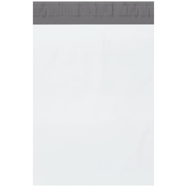 Partners Brand 9in x 12in Poly Mailers, White, Case Of 1,000 Mailers