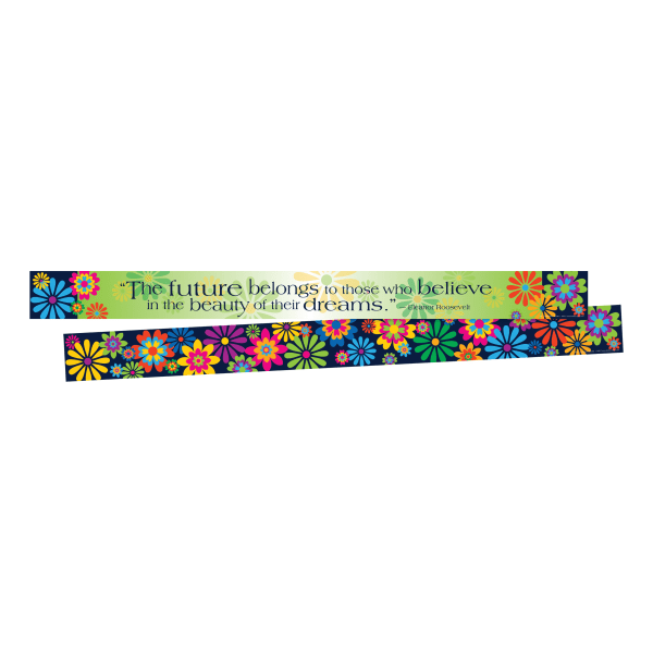 Barker Creek Double-Sided Border Strips, 3in x 35in, Italy Fiori Bellissimi, Set Of 24