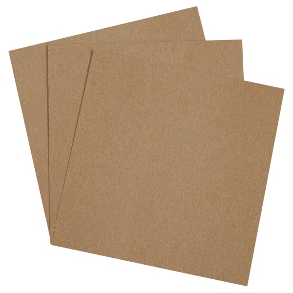 Partners Brand Chipboard Pads, 8in x 8in, Kraft, Case Of 675