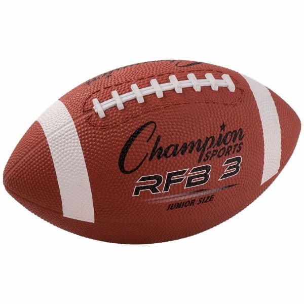 Champion Sports Junior Rubber Football - 10.50in - Junior - Rubber - 1  Each