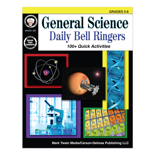 Mark Twain Media General Science: Daily Bell Ringers, Grades 5-8