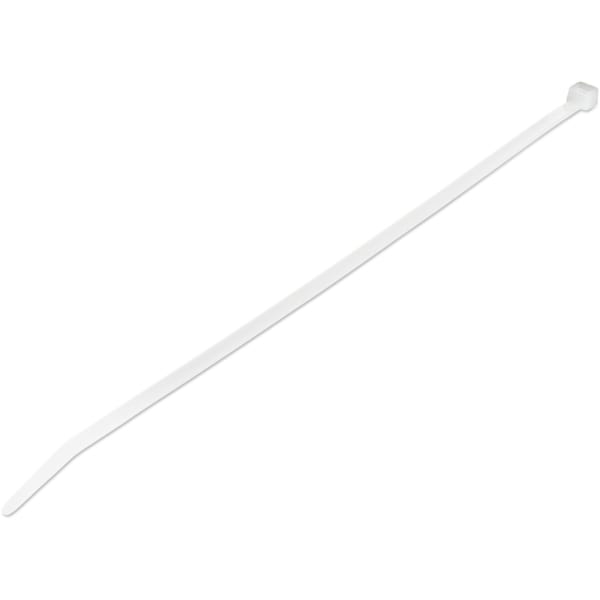 StarTech.com 100 Pack 10in Cable Ties - White Extra Large Nylon/Plastic Zip Ties Adjustable Network Cable Wraps UL TAA -100 Pack White