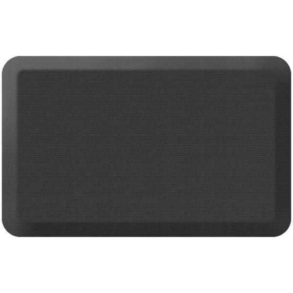 GelPro NewLife Designer Comfort Grasscloth Anti-Fatigue Floor Mat, 20in x 32in, Charcoal